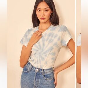 Reformation Perfect Vintage Tee Tornado - Size S